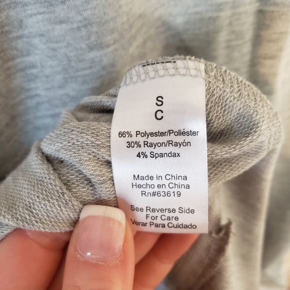 NEW with out tags The Sweatshirt Project Gray Long Sleeve Sweater Dress Small - Picture 8 of 8